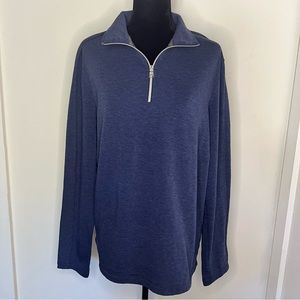 Banana Republic Polartec Quarter Zip Pullover Blue Large